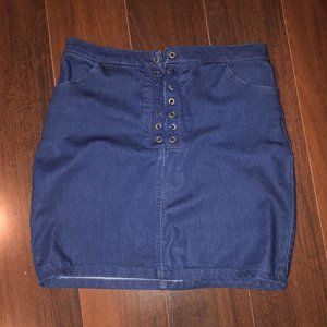 Denim Mini Skirt